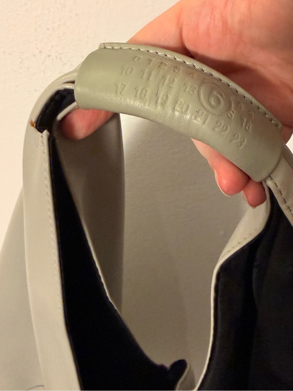 MM6 Maison Margiela Gray Triangle Tote - Picture 11 of 15